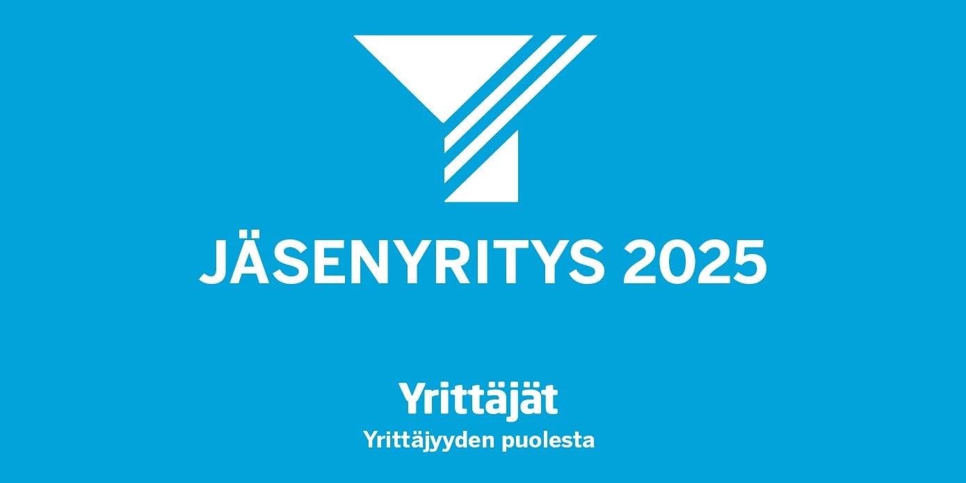 Suomen Yrittäjien jäsenyritys 2025 -tunnus